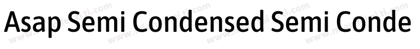Asap Semi Condensed Semi Condensed字体转换